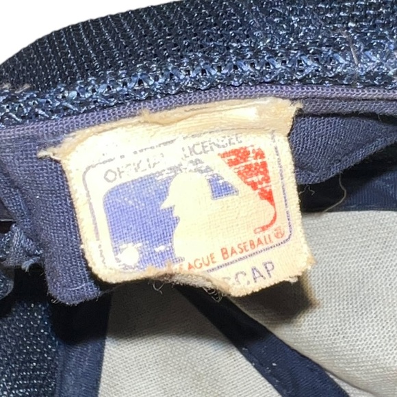 VTG 90s Cleveland Indians Chief Wahoo Youth Snapback Hat Cap Grosscap - Picture 5 of 5